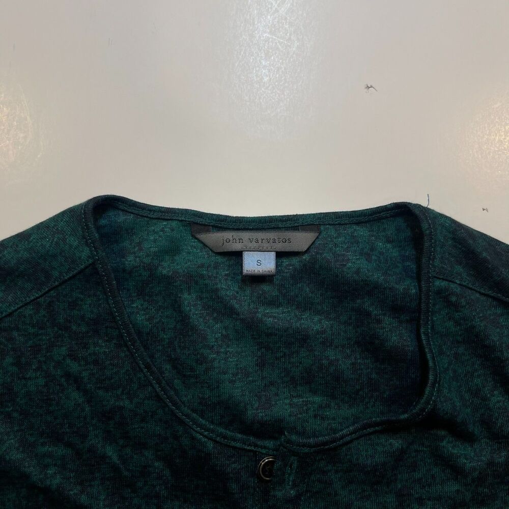 NEW John Varvatos 100% Linen Henley T SHIRT Sz Mens S - Picture 3 of 3
